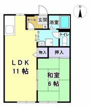 ビブロハイツの間取り画像