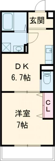 Feliz貝塚の間取り画像