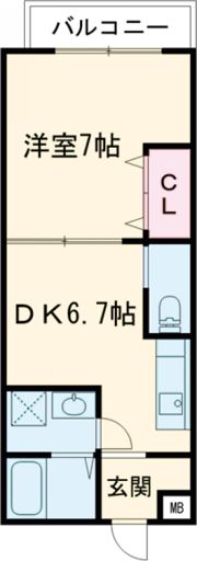 Feliz貝塚の間取り画像
