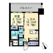 アルファレガロ福田町の間取り画像