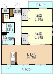 アクアグレイスの間取り画像