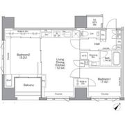 ザ・パークハビオSOHO横浜関内の間取り画像