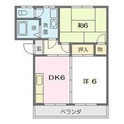 ハイツ朝日ケ丘の間取り画像