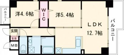 プレイス浅間の間取り画像