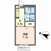 ジュネス山の寺Ⅱの間取り画像