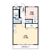 ル・シエール鏡島の間取り画像