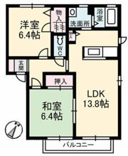 シャーメゾン湯所の間取り画像