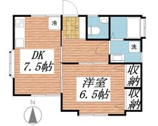 ハイムAの間取り画像