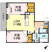 プラージュ津田沼の間取り画像