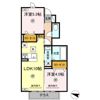 プレジールの間取り画像