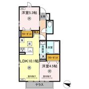 プレジールの間取り画像