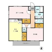プレジール明和Aの間取り画像
