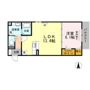 バトー 一文字の間取り画像