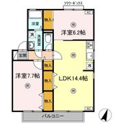 ハイツ小春 B棟の間取り画像