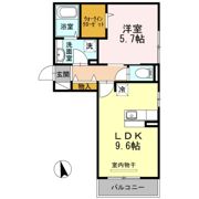 セジュール熊本の間取り画像