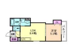 クリエオーレ大蓮東Ⅰの間取り画像