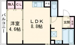 LaLa錦が丘の間取り画像