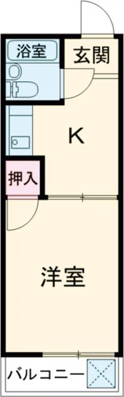 ホワイトマンションの間取り画像