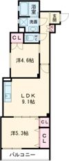 ピレーネ北条Ⅲの間取り画像