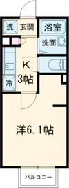 パセオ西之町の間取り画像