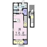 サンテェラスⅡ Bの間取り画像