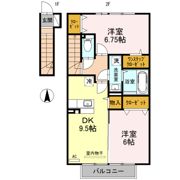 ジュネス一本木 A棟の間取り画像