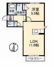 グランラシュレ B棟の間取り画像