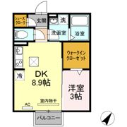エクセルームK-Iの間取り画像