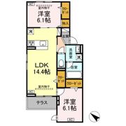 D crest有明町の間取り画像