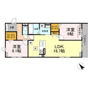 Deサーン A棟の間取り画像