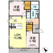 Deサーン A棟の間取り画像