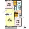 Deサーン A棟の間取り画像