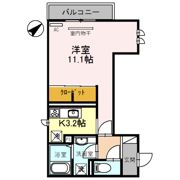 ウィステリア岡山手の間取り画像
