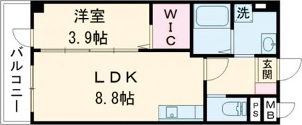 フォーエス武蔵ヶ丘北Northの間取り画像
