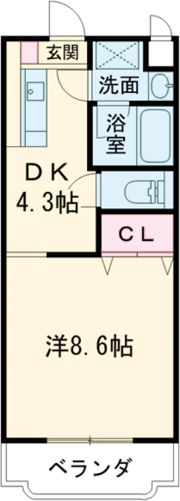 カルサイトの間取り画像