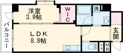 フォーエス武蔵ヶ丘北Southの間取り画像