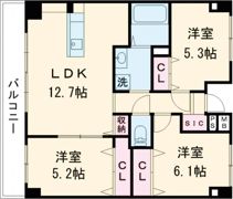 フォーエス武蔵ヶ丘北Southの間取り画像