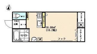 NSコーポ新片町の間取り画像