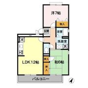 クレスト想の間取り画像