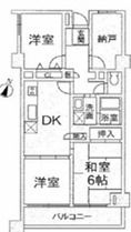 城山グランコートの間取り画像