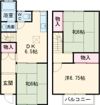 中津テラスハウスの間取り画像