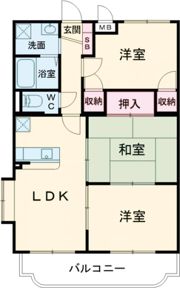 Oasis駅南の間取り画像
