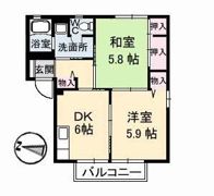 ミラベル瀬戸見の間取り画像