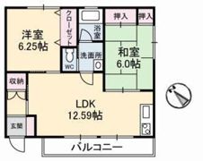 サンウェルスの間取り画像