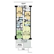 パークコリーナ上大岡アジュールコートの間取り画像