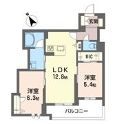 フォンテーヌ ツルセの間取り画像