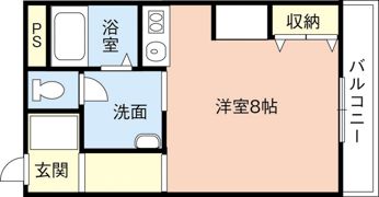 STUDIO Mioの間取り画像