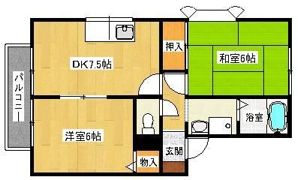 エクセルハイツ桃山の間取り画像