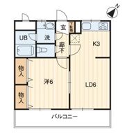 コンフォルト桜町の間取り画像