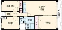グランドパレス学園前の間取り画像